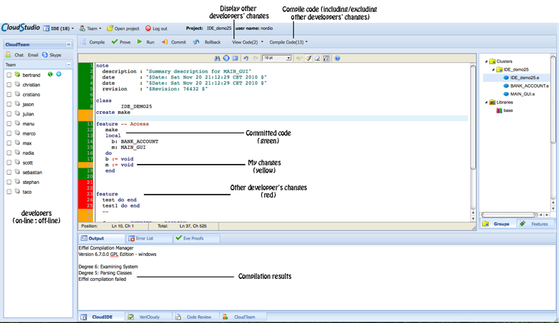 CloudStudio, a Web-IDE